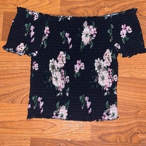 Flower crop top